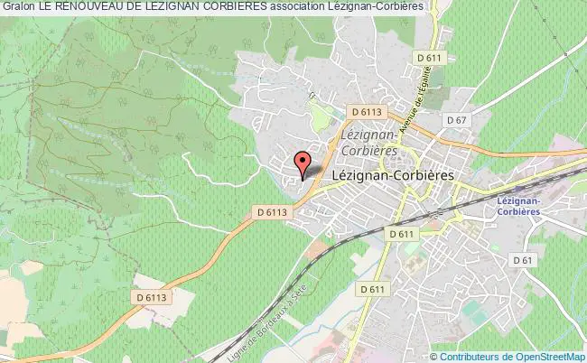 plan association Le Renouveau De Lezignan Corbieres Lézignan-Corbières