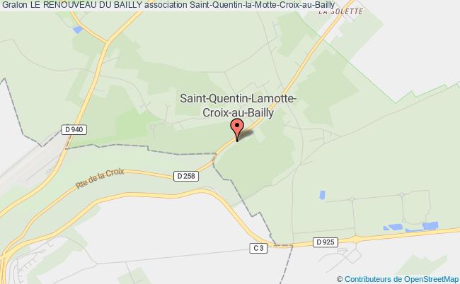 plan association Le Renouveau Du Bailly Saint-Quentin-la-Motte-Croix-au-Bailly