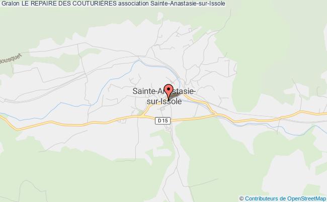 plan association Le Repaire Des CouturiÈres Sainte-Anastasie-sur-Issole
