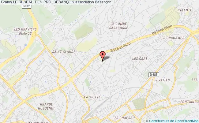 plan association Le RÉseau Des Pro. BesanÇon Besançon