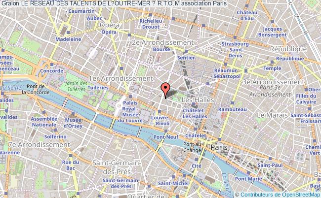plan association Le Reseau Des Talents De L?outre-mer ? R.t.o.m Paris