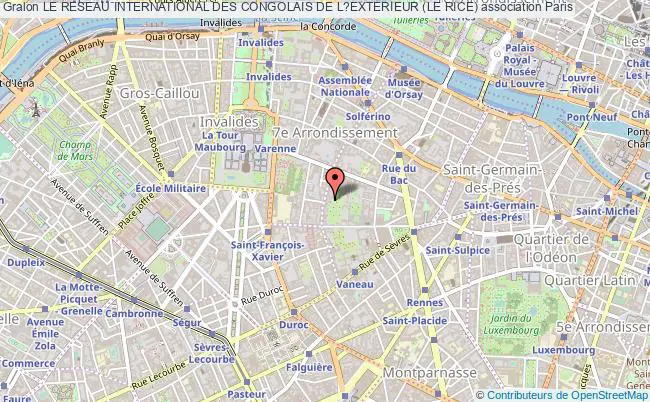plan association Le Reseau International Des Congolais De L?exterieur (le Rice) Paris
