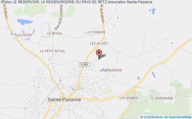 plan association Le RÉservoir, La Ressourcerie Du Pays De Retz Sainte-Pazanne