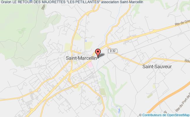 plan association Le Retour Des Majorettes "les PÉtillantes" Saint-Marcellin