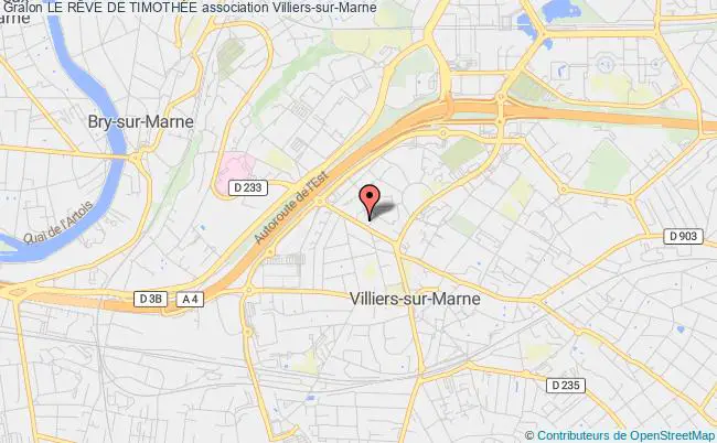 plan association Le RÊve De TimothÉe Villiers-sur-Marne