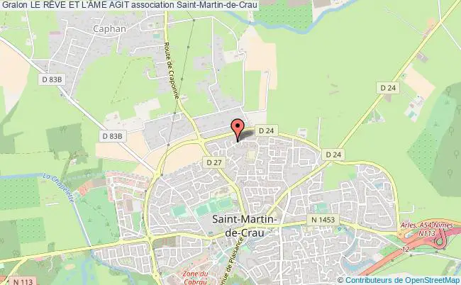 plan association Le RÊve Et L'Âme Agit Saint-Martin-de-Crau