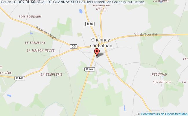 plan association Le Reveil Musical De Channay-sur-lathan Channay-sur-Lathan