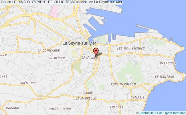 plan association Le Ring Olympien - De Cillis Team La Seyne-sur-Mer