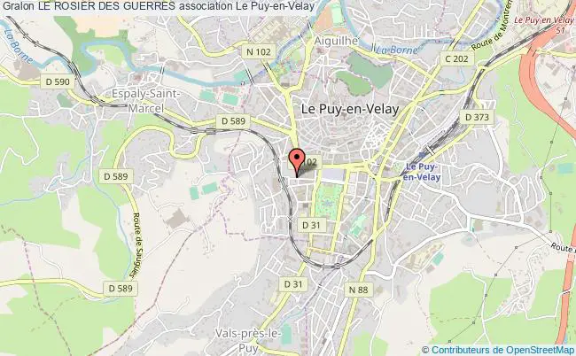 plan association Le Rosier Des Guerres Le    Puy-en-Velay