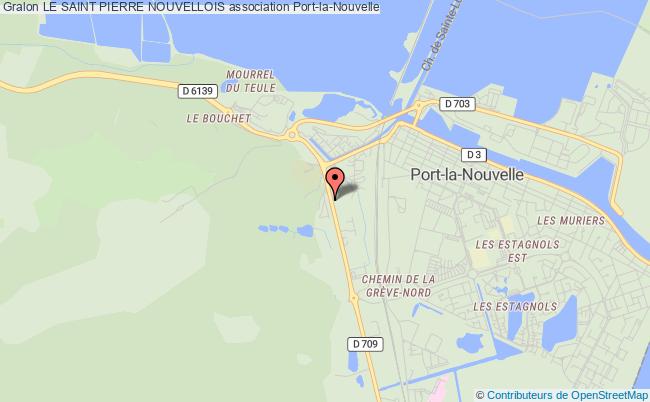 plan association Le Saint Pierre Nouvellois Port-la-Nouvelle