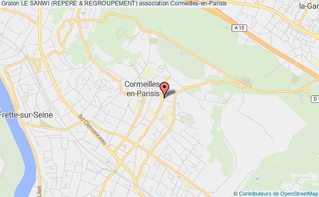 plan association Le Sanwi (repere & Regroupement) Cormeilles-en-Parisis