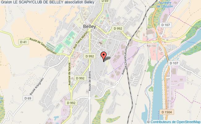 plan association Le Scaph'club De Belley Belley