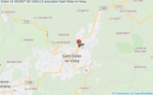 plan association Le Secret De Camille Saint-Didier-en-Velay