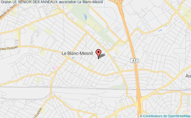 plan association Le Senior Des Anneaux Blanc-Mesnil
