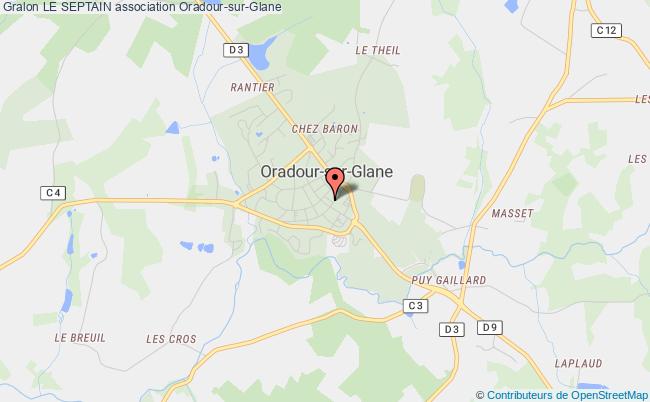 plan association Le Septain Oradour-sur-Glane