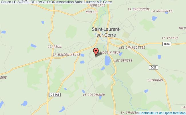 plan association Le Soleil De L'age D'or Saint-Laurent-sur-Gorre