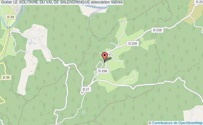 plan association Le Solitaire Du Val De Salendrinque Vabres