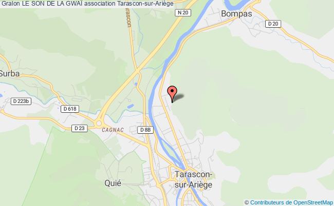 plan association Le Son De La GwaÏ Tarascon-sur-Ariège