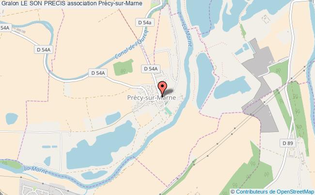 plan association Le Son Precis Précy-sur-Marne