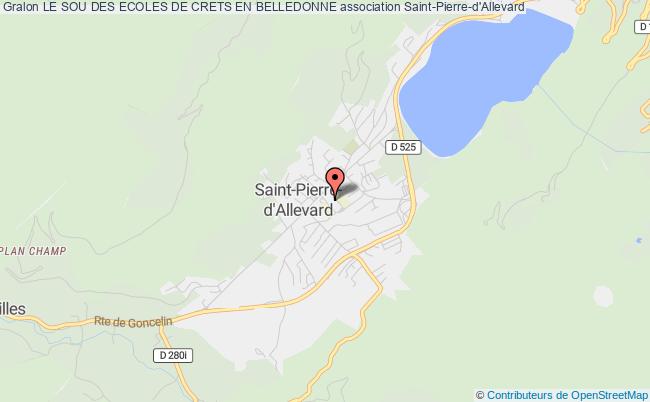 plan association Le Sou Des Ecoles De Crets En Belledonne Saint-Pierre-d'Allevard