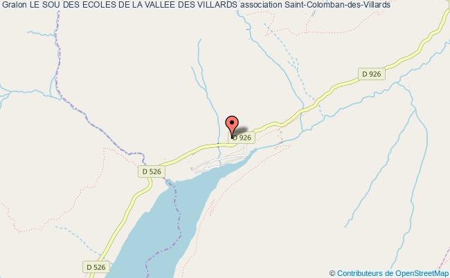 plan association Le Sou Des Ecoles De La Vallee Des Villards Saint-Colomban-des-Villards