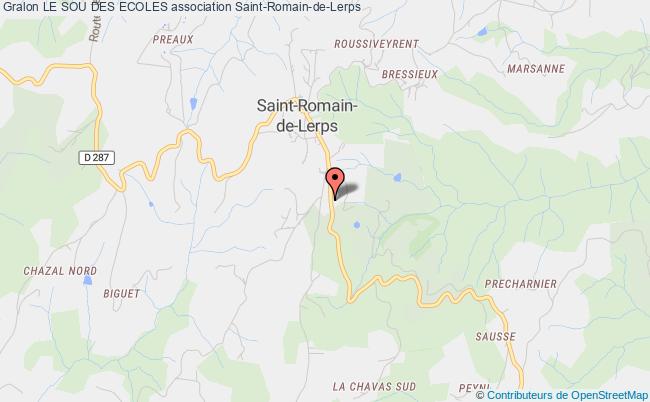 plan association Le Sou Des Ecoles Saint-Romain-de-Lerps