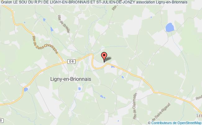 plan association Le Sou Du R.p.i De Ligny-en-brionnais Et St-julien-de-jonzy Ligny-en-Brionnais