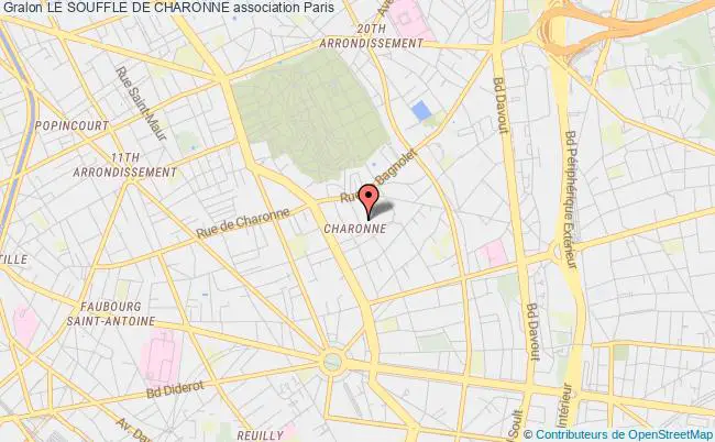 plan association Le Souffle De Charonne Paris