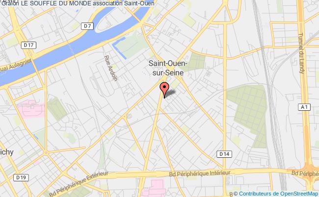 plan association Le Souffle Du Monde Saint-Ouen-sur-Seine