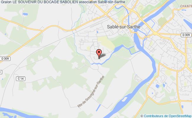 plan association Le Souvenir Du Bocage Sabolien Sablé-sur-Sarthe