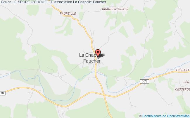 plan association Le Sport C'chouette Chapelle-Faucher