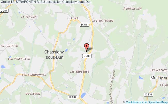 plan association Le Strapontin Bleu Chassigny-sous-Dun