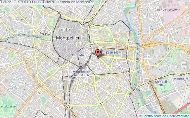 plan association Le Studio Du Scenario Montpellier