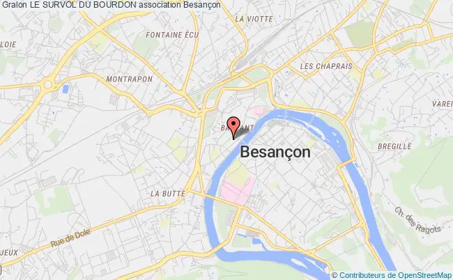 plan association Le Survol Du Bourdon Besançon