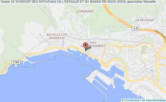 plan association Le Syndicat Des Initiatives De L'estaque Et Du Bassin De Seon (sies) Marseille