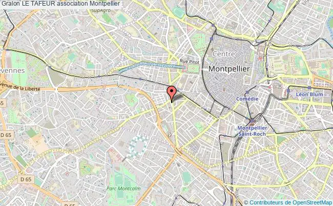 plan association Le Tafeur Montpellier