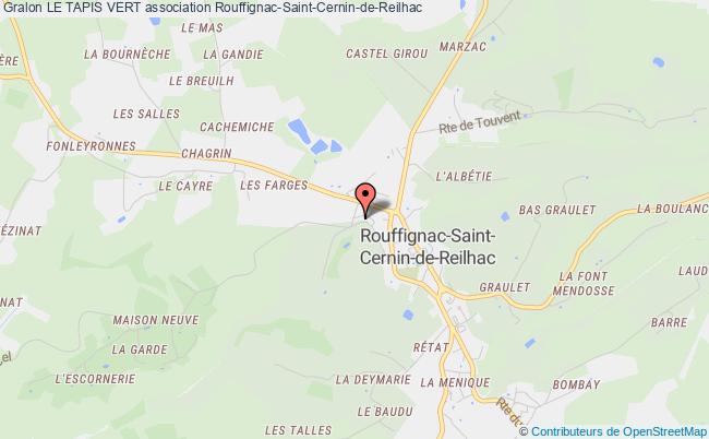 plan association Le Tapis Vert Rouffignac-Saint-Cernin-de-Reilhac