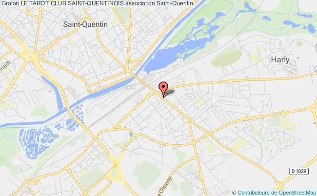 plan association Le Tarot Club Saint-quentinois Saint-Quentin