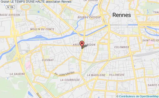 plan association Le Temps D'une Halte Rennes