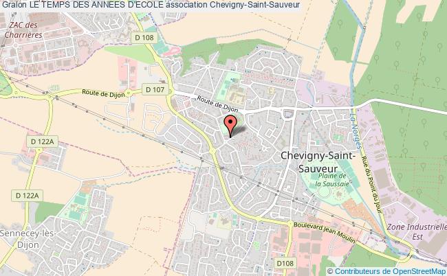 plan association Le Temps Des Annees D'ecole Chevigny-Saint-Sauveur