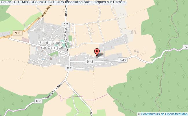 plan association Le Temps Des Instituteurs Saint-Jacques-sur-Darnétal
