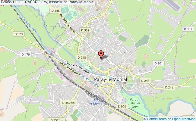 plan association Le Tetraedre (pa) Paray-le-Monial