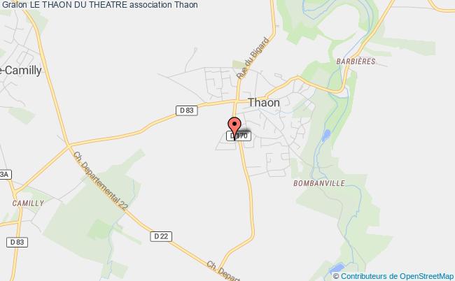 plan association Le Thaon Du Theatre Thaon
