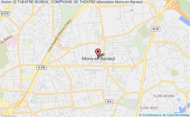 plan association Le Theatre Boreal, Compagnie De Theatre Mons-en-Baroeul