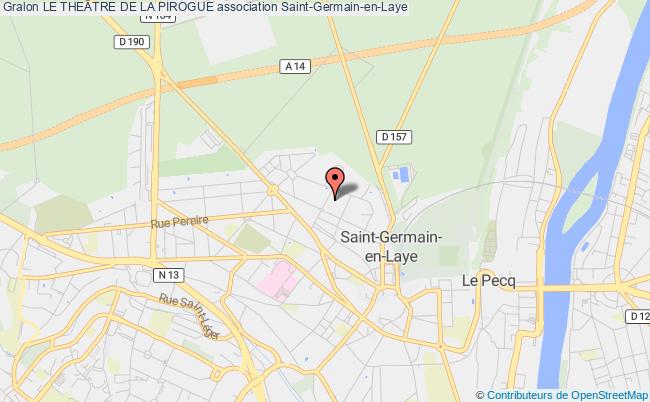 plan association Le TheÂtre De La Pirogue Saint-Germain-en-Laye