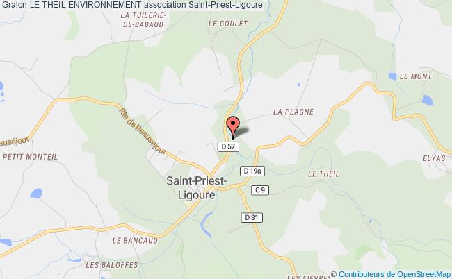 plan association Le Theil Environnement Saint-Priest-Ligoure