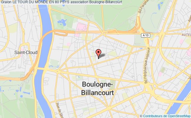 plan association Le Tour Du Monde En 80 Psys Boulogne-Billancourt