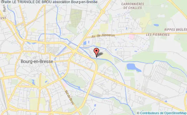 plan association Le Triangle De Brou Bourg-en-Bresse