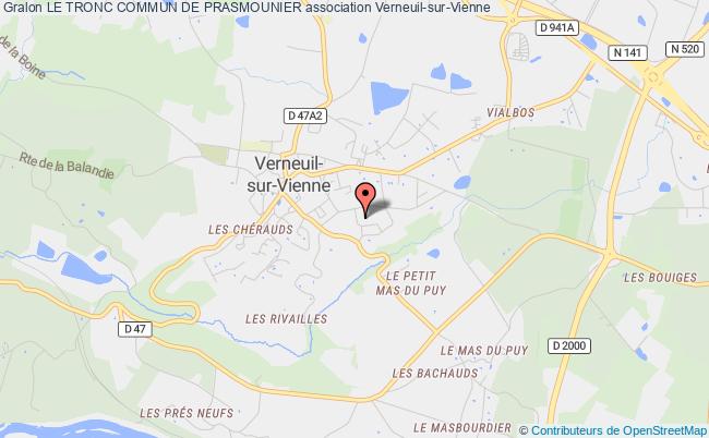 plan association Le Tronc Commun De Prasmounier Verneuil-sur-Vienne
