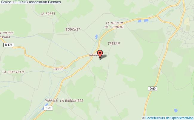 plan association Le Truc Gennes-Val de Loire
